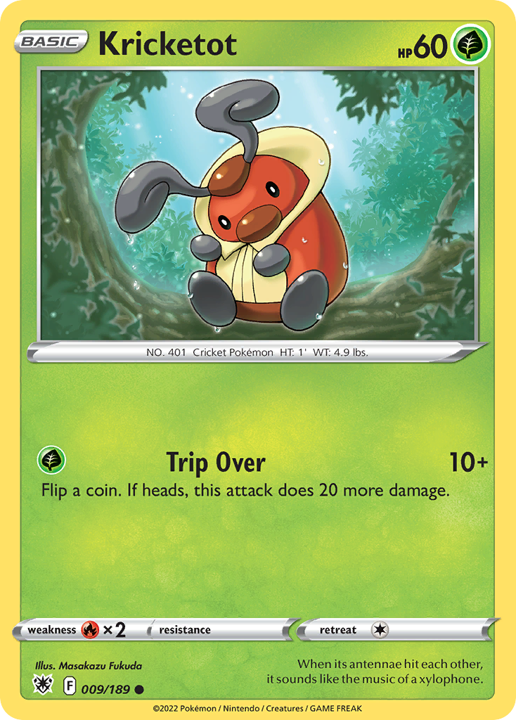 Kricketot Pokémon card