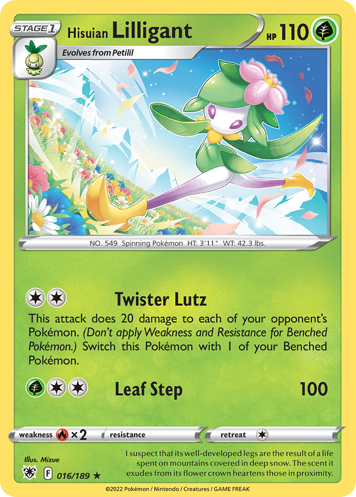 Hisuian Lilligant Pokémon card