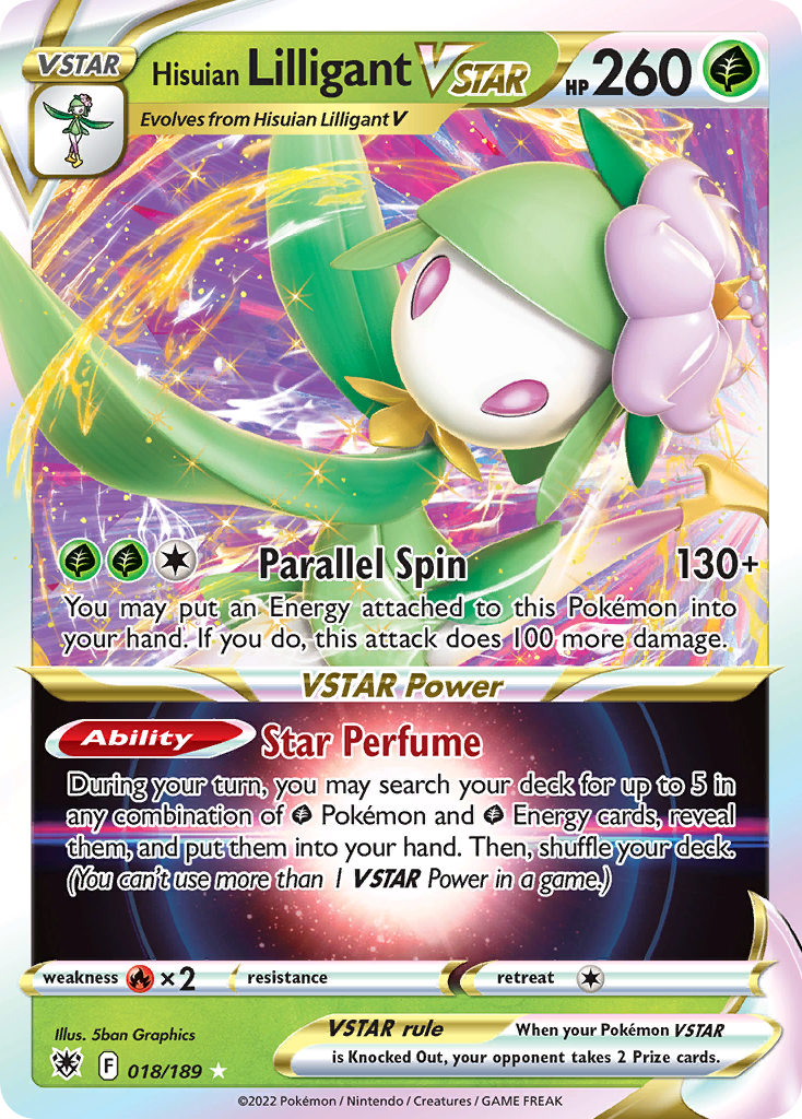 Hisuian Lilligant VSTAR Pokémon card