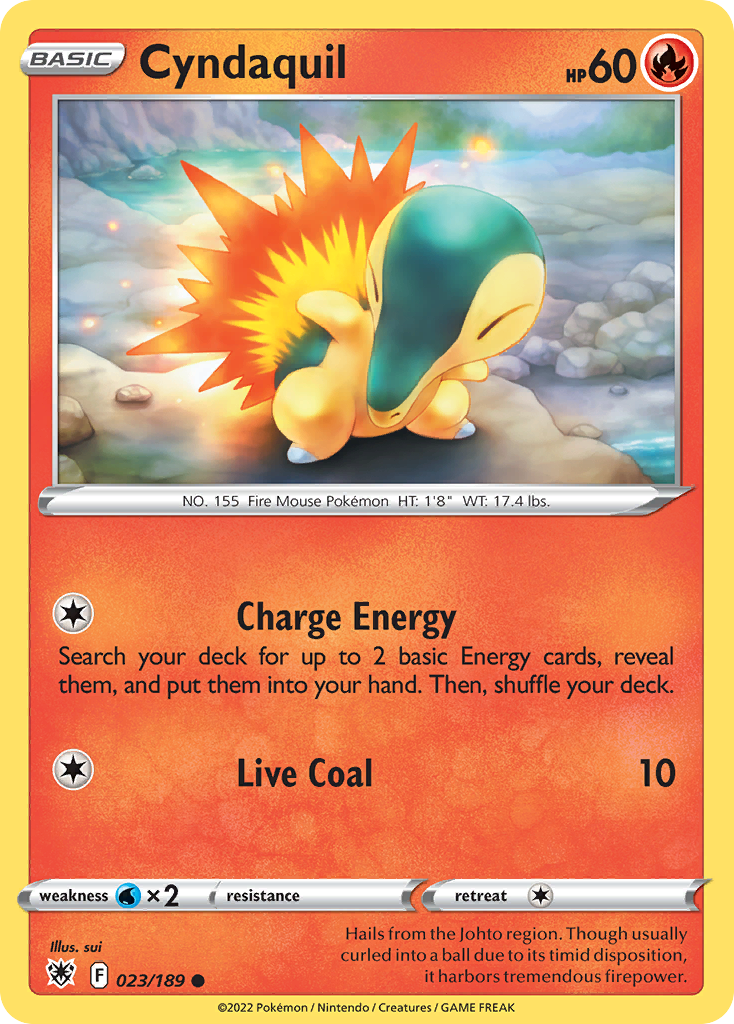 Cyndaquil Pokémon card