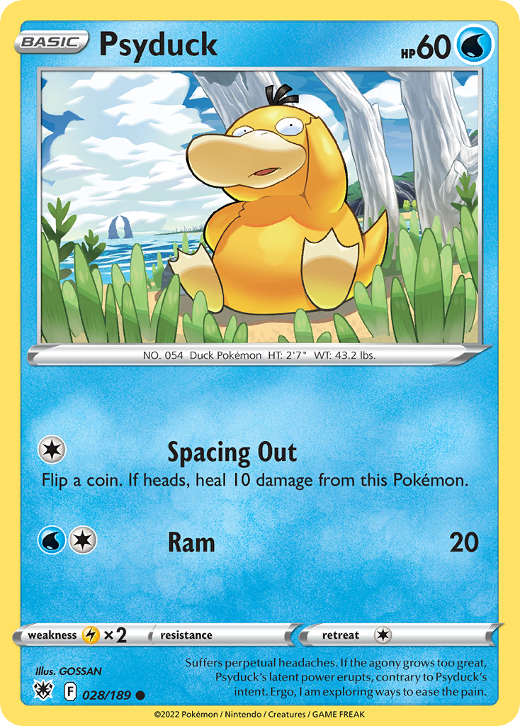 Psyduck Pokémon card