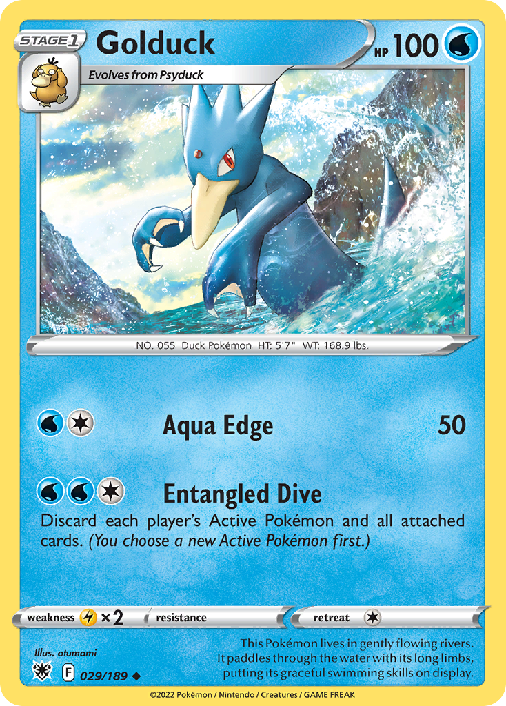 Golduck Pokémon card