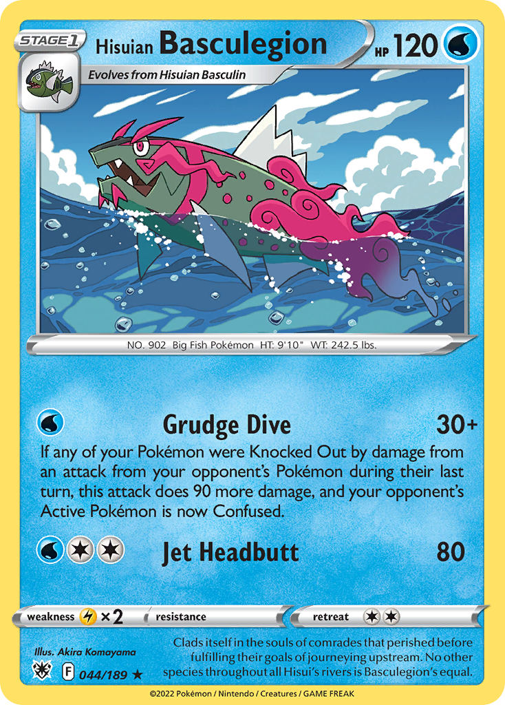 Hisuian Basculegion Pokémon card