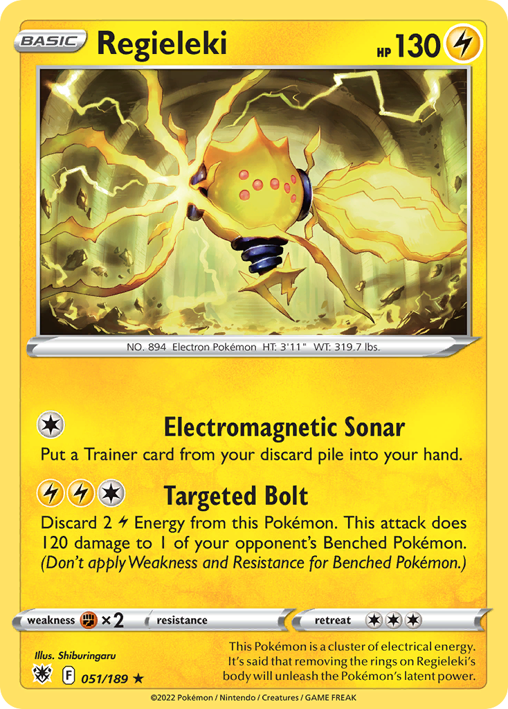 Regieleki Pokémon card
