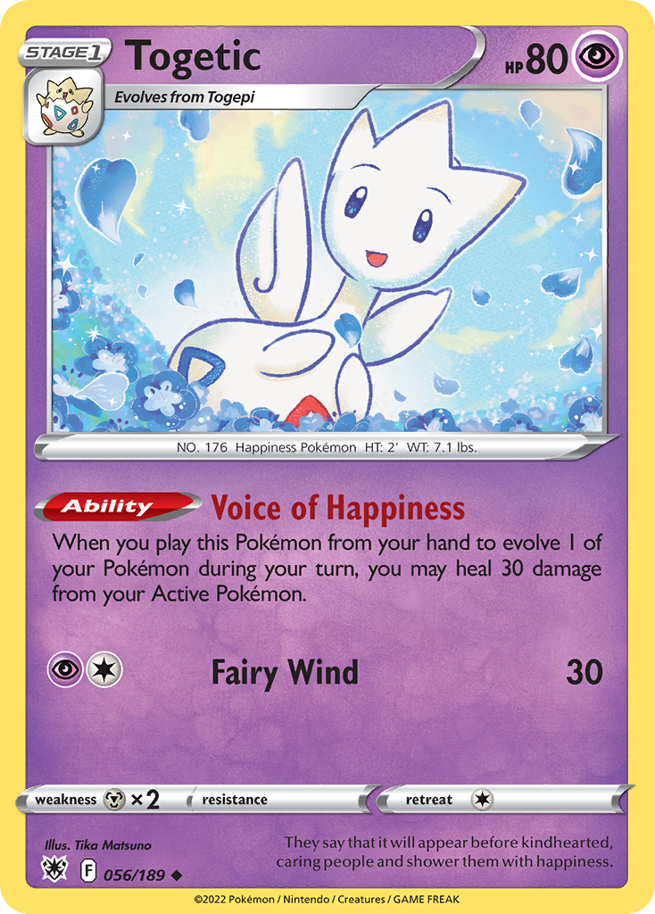 Togetic Pokémon card