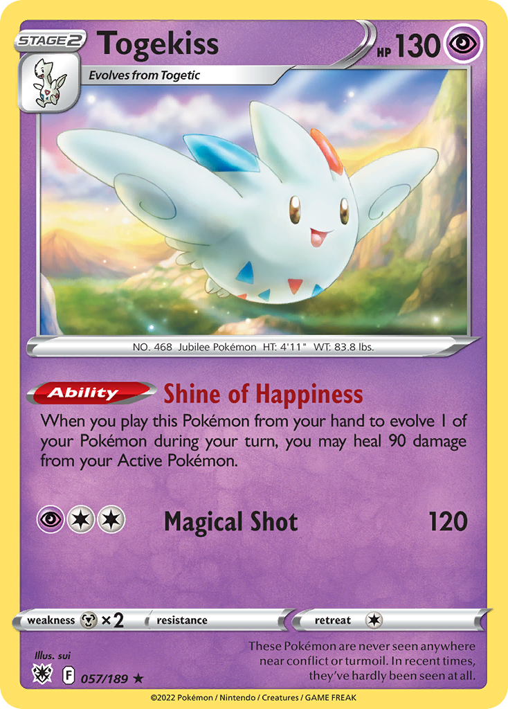 Togekiss Pokémon card