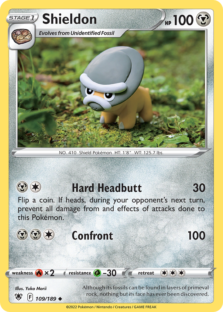 Shieldon Pokémon card