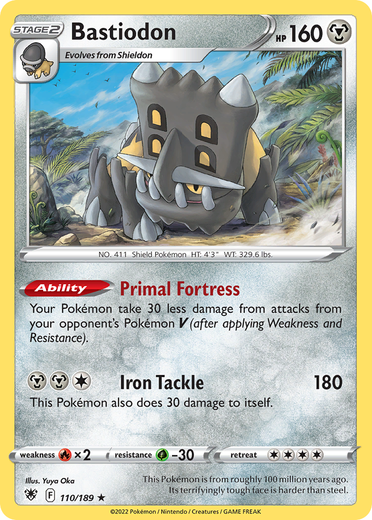 Bastiodon Pokémon card