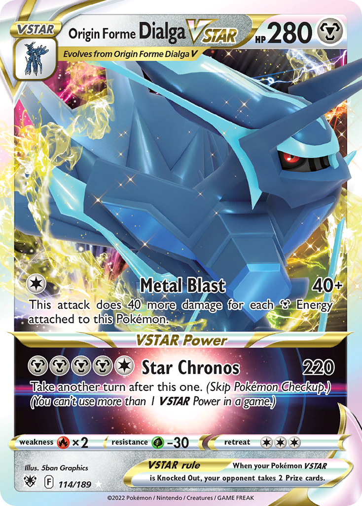 Origin Forme Dialga VSTAR Pokémon card