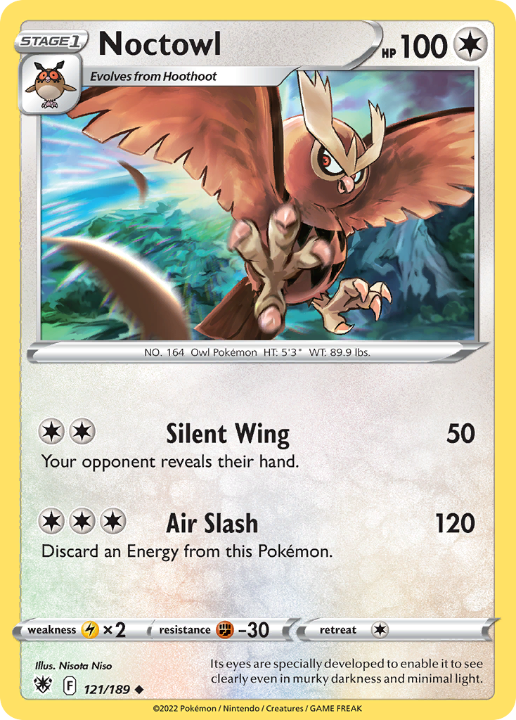 Noctowl Pokémon card