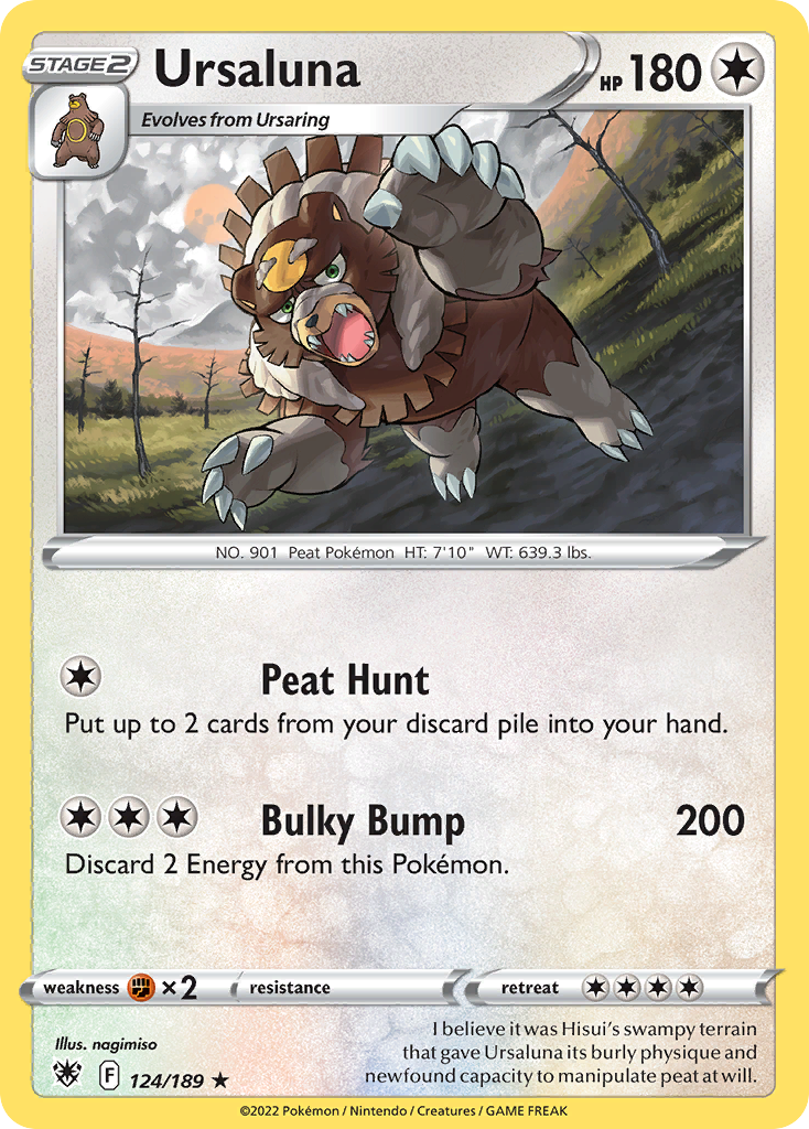 Ursaluna Pokémon card