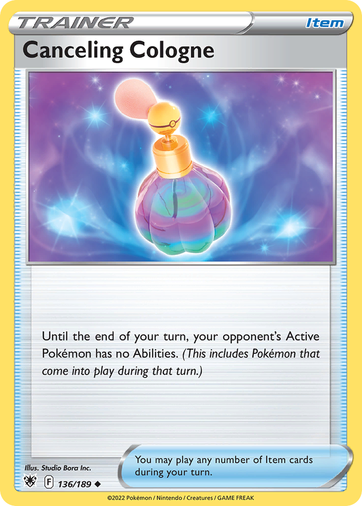 Canceling Cologne Pokémon card