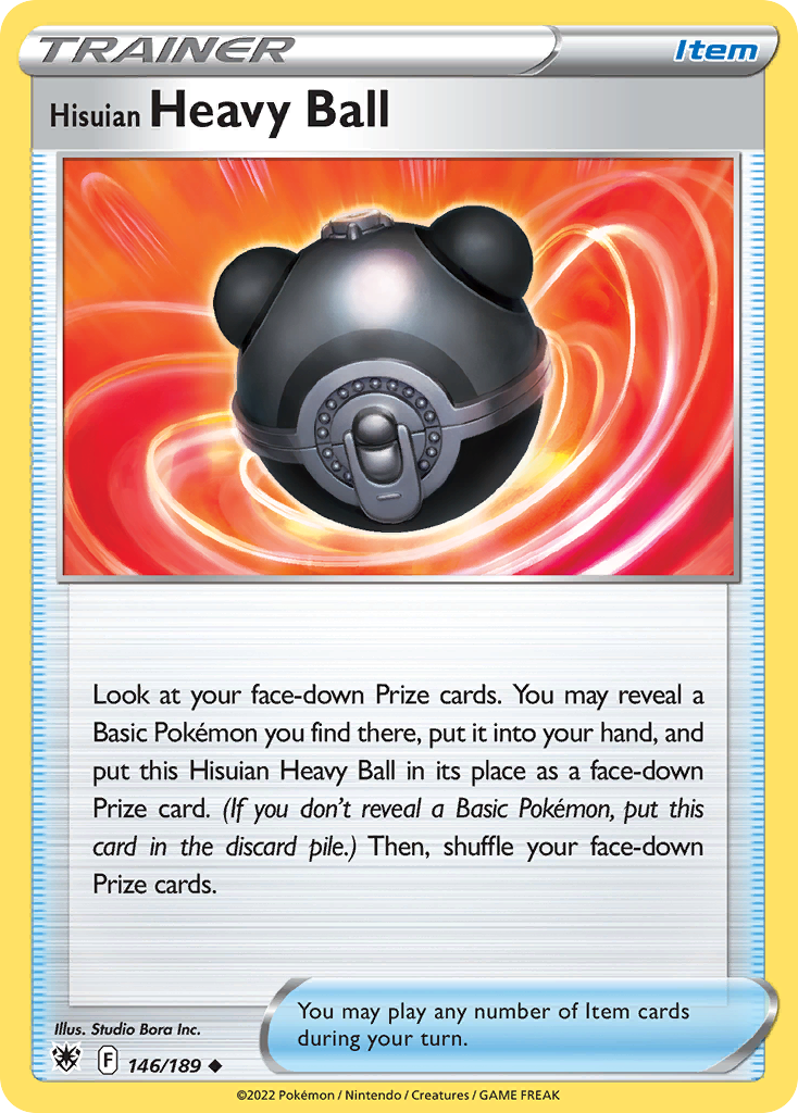 Hisuian Heavy Ball Pokémon card
