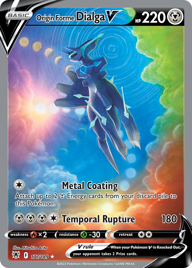 Origin Forme Dialga V Pokémon card