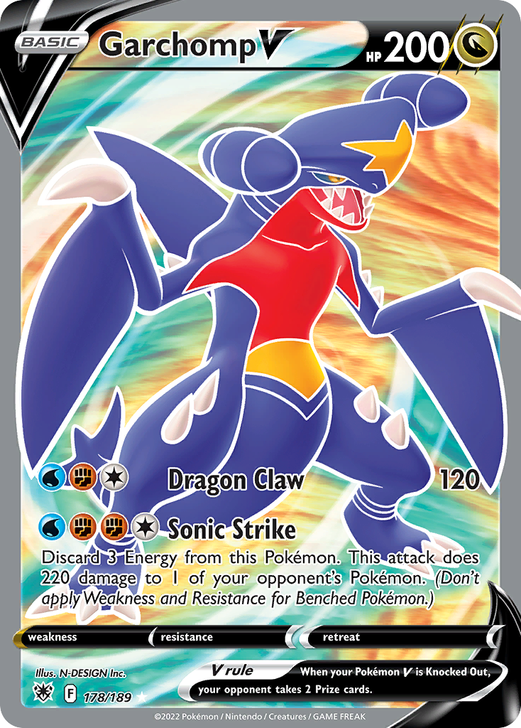 Garchomp V Pokémon card