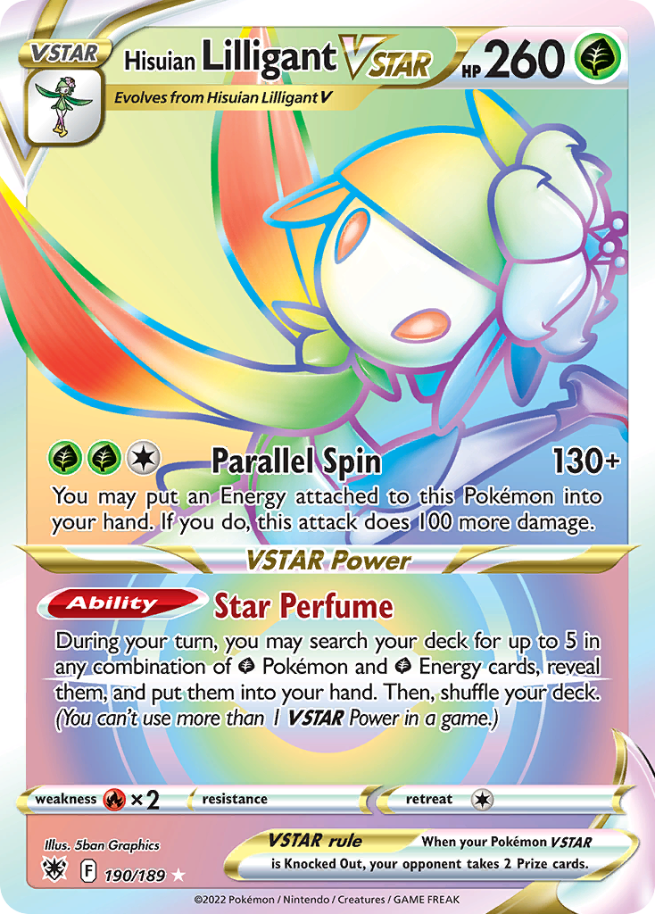 Hisuian Lilligant VSTAR Pokémon card