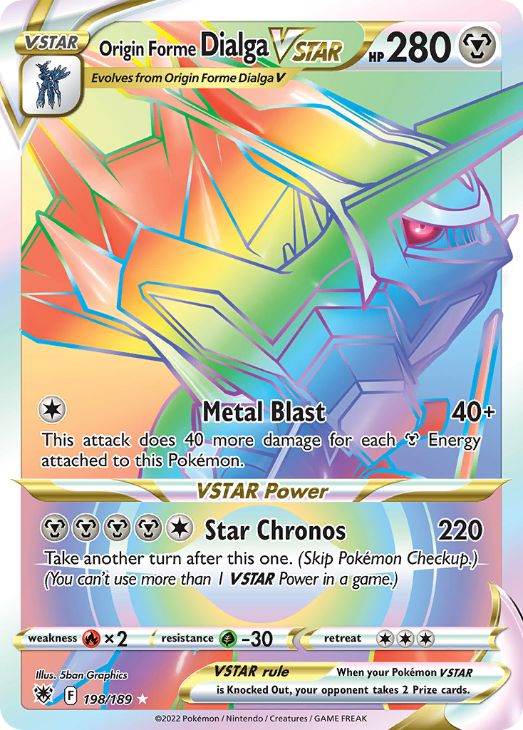 Origin Forme Dialga VSTAR Pokémon card