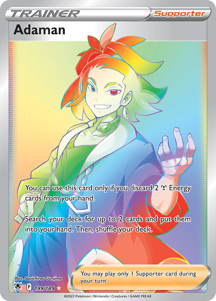 Adaman Pokémon card