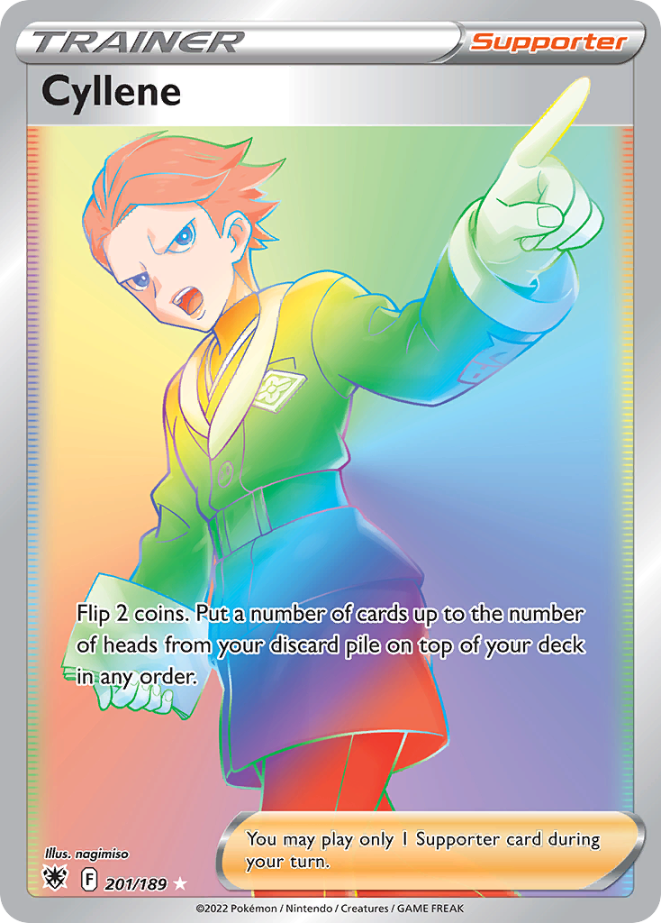 Cyllene Pokémon card