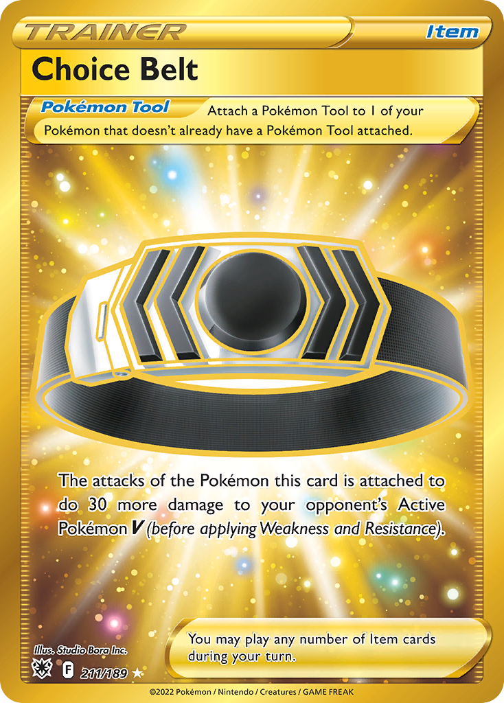 Choice Belt Pokémon card