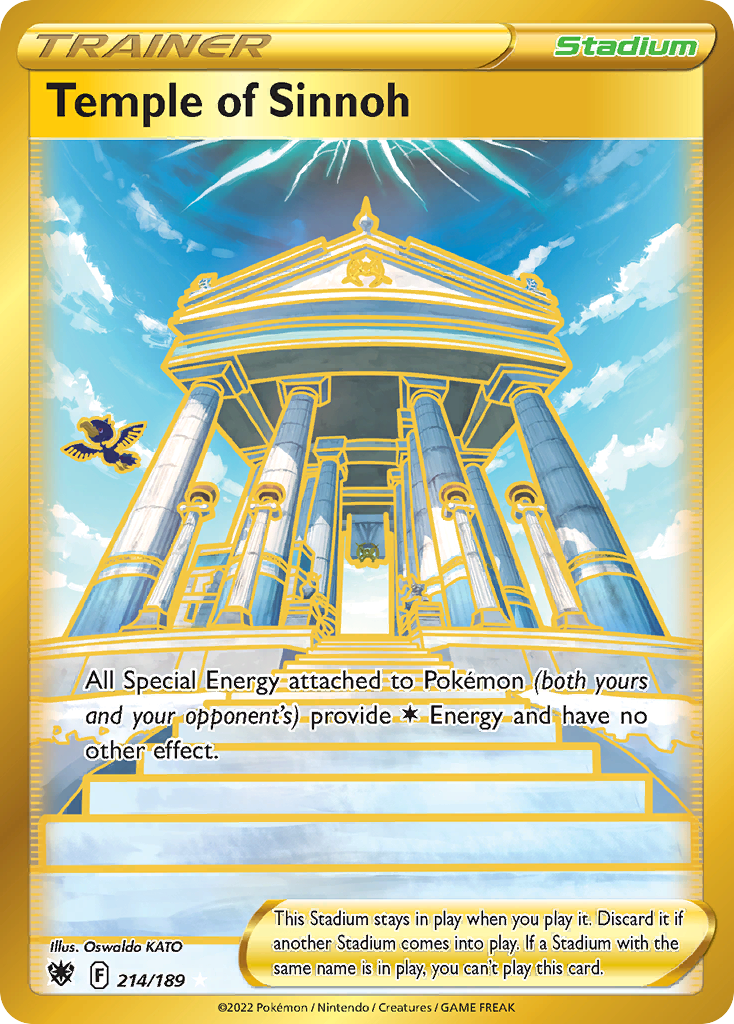 Temple of Sinnoh Pokémon card