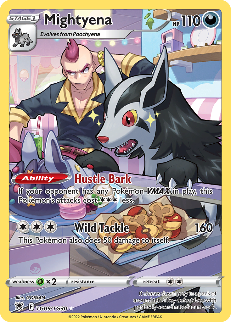 Mightyena Pokémon card