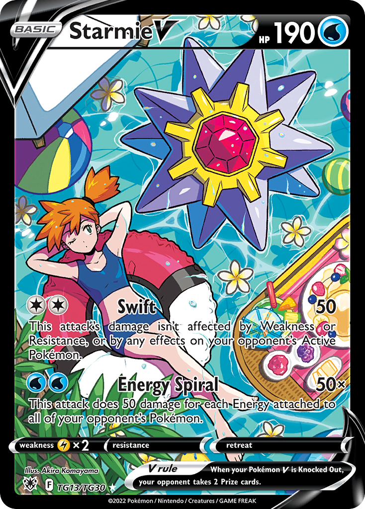 Starmie V Pokémon card