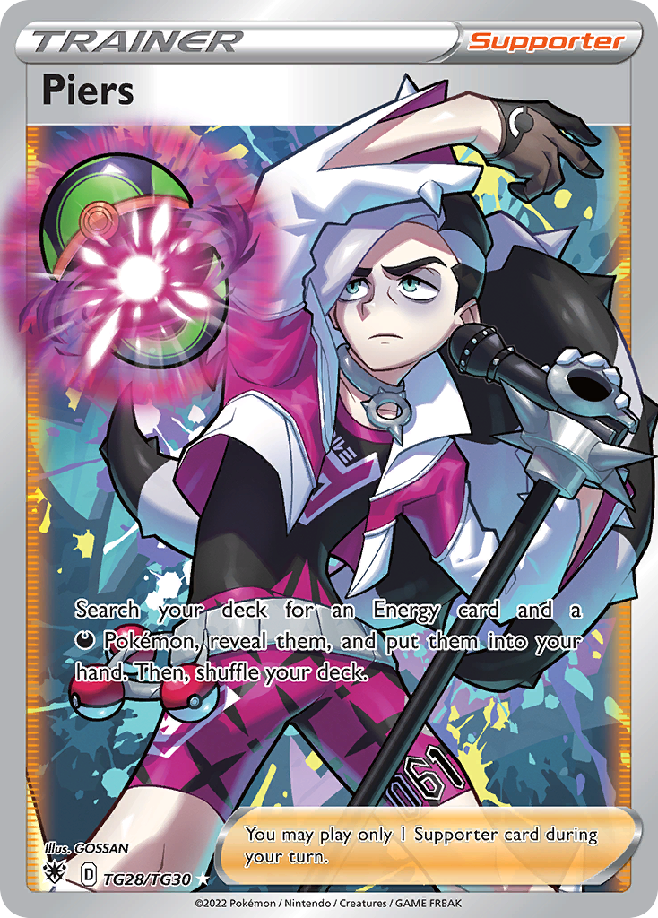 Piers Pokémon card