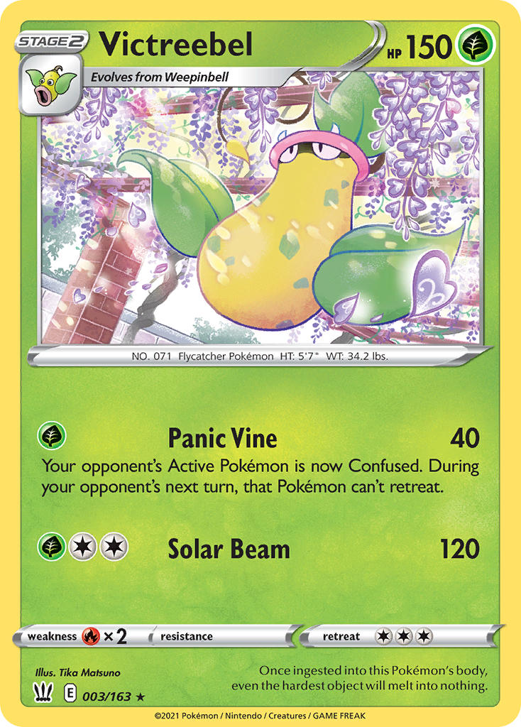 Victreebel Pokémon card