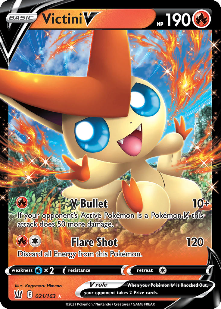 Victini V Pokémon card