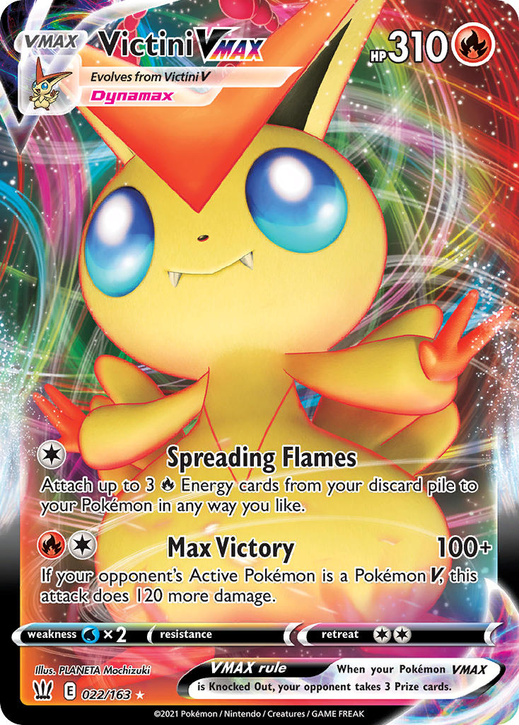 Victini VMAX Pokémon card