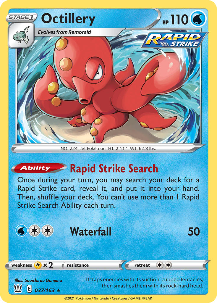 Octillery Pokémon card