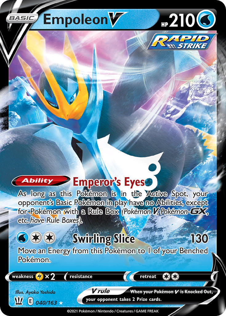 Empoleon V Pokémon card