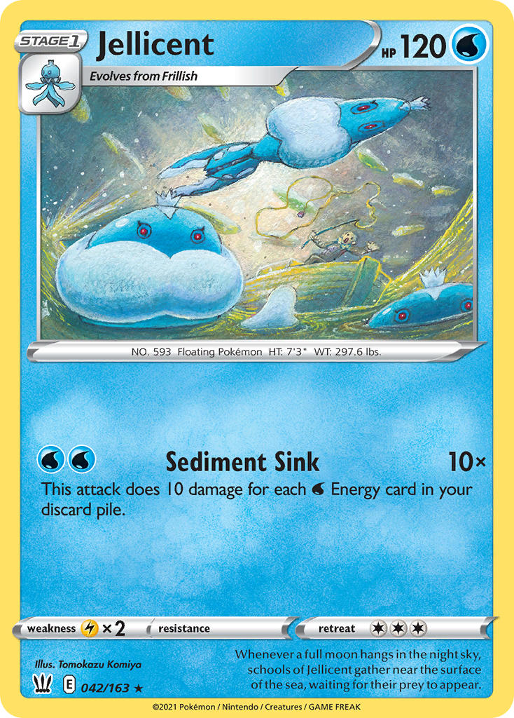 Jellicent Pokémon card