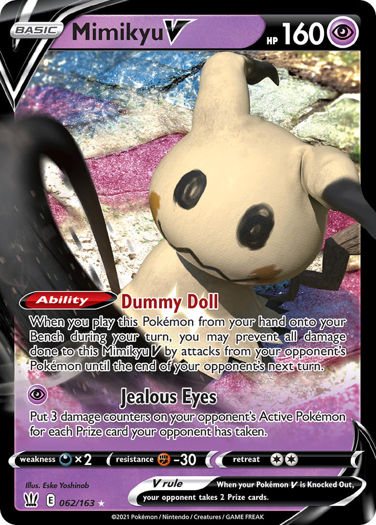 Mimikyu V Pokémon card