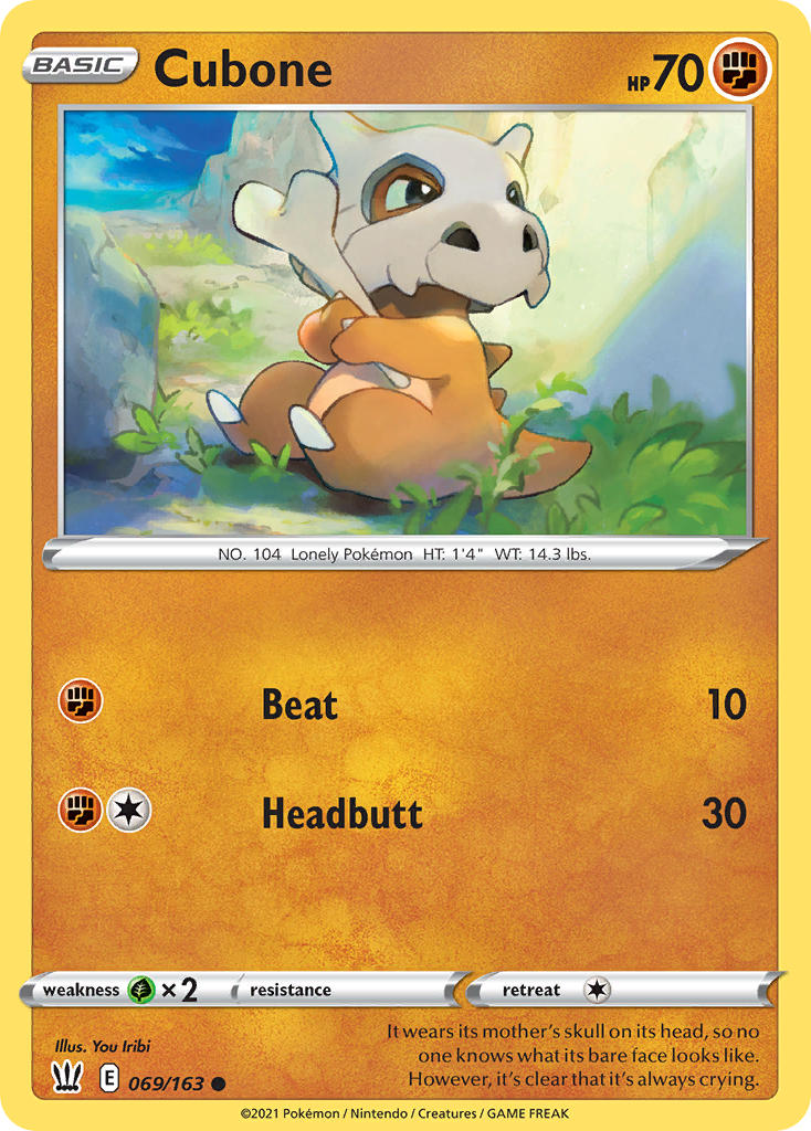 Cubone Pokémon card