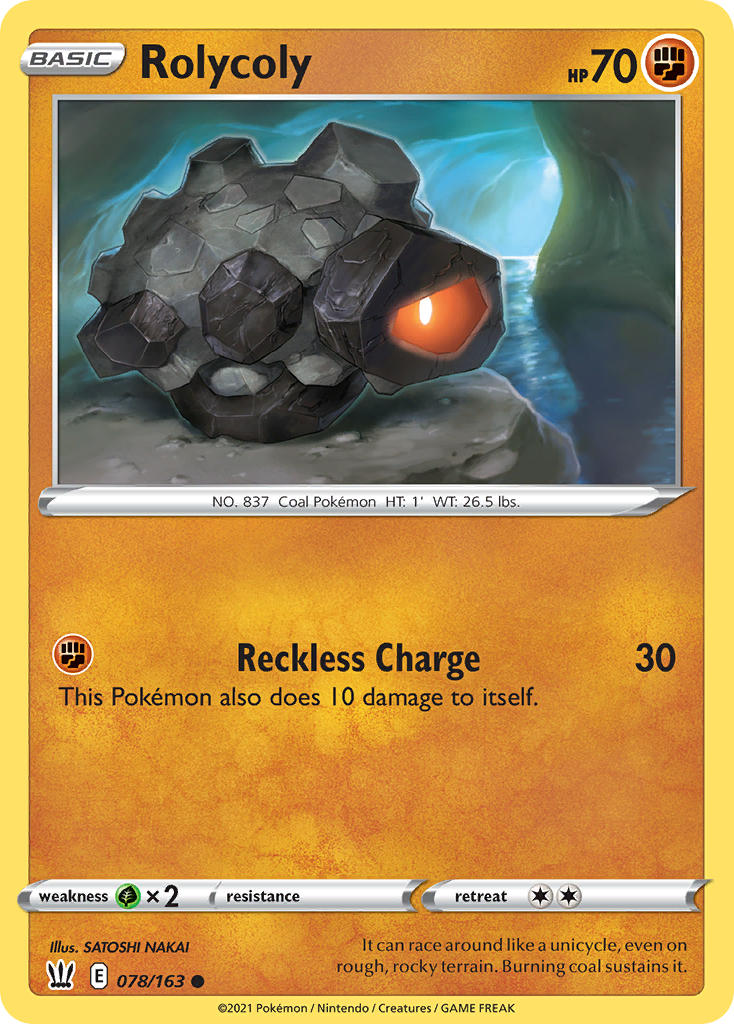 Rolycoly Pokémon card