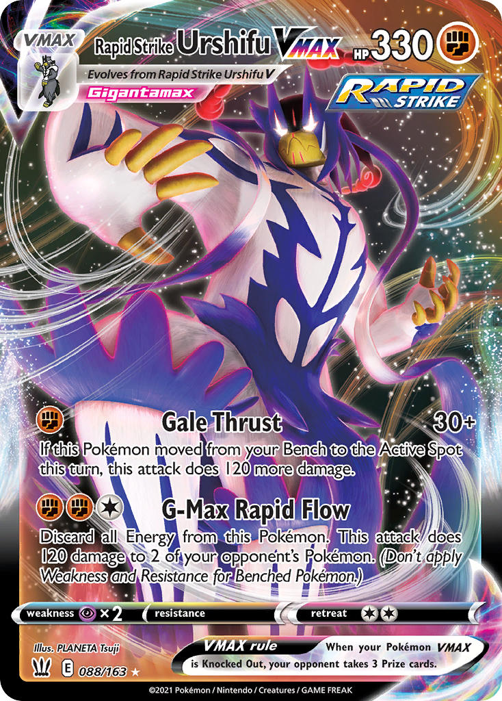 Rapid Strike Urshifu VMAX Pokémon card