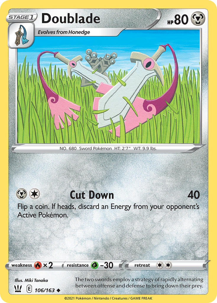 Doublade Pokémon card