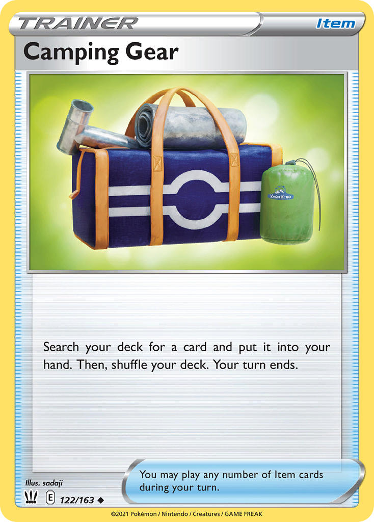 Camping Gear Pokémon card