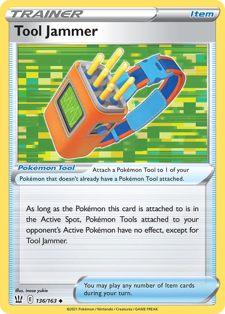 Tool Jammer Pokémon card