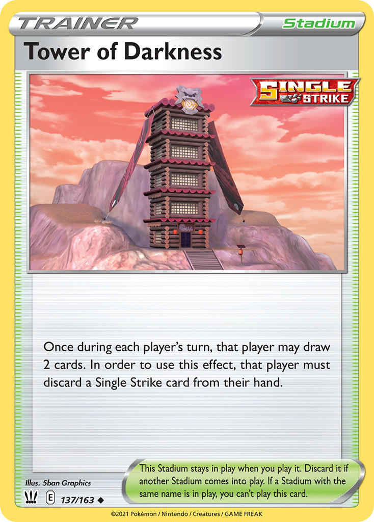 Tower of Darkness Pokémon card