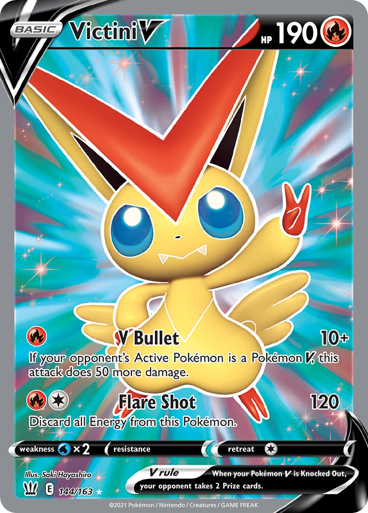 Victini V Pokémon card