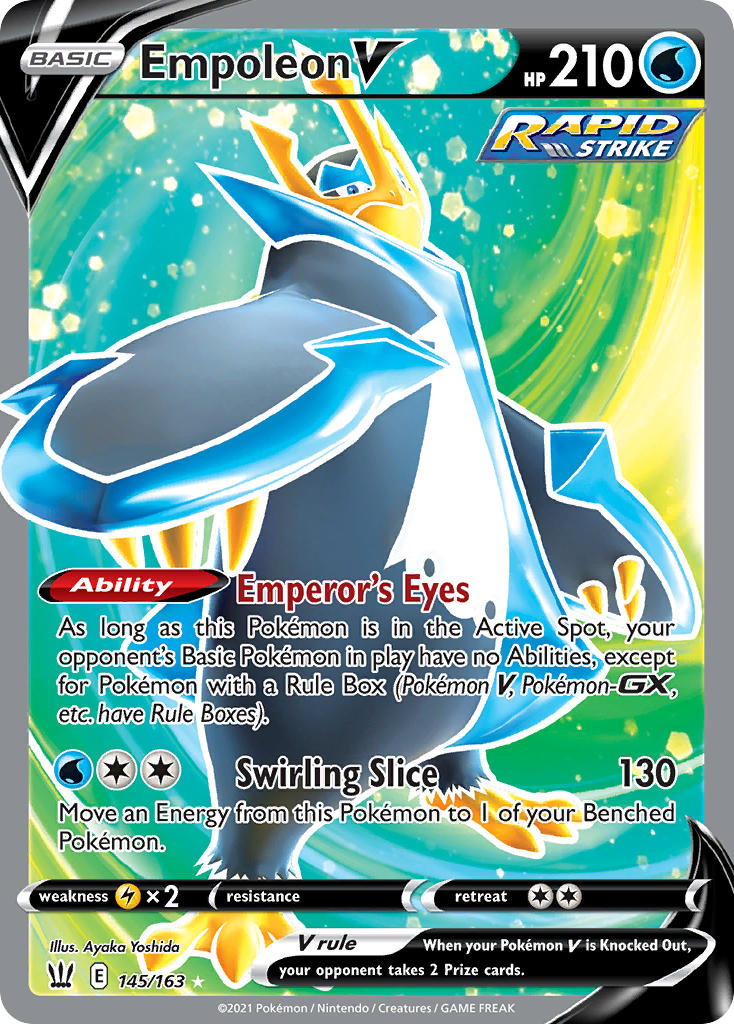 Empoleon V Pokémon card