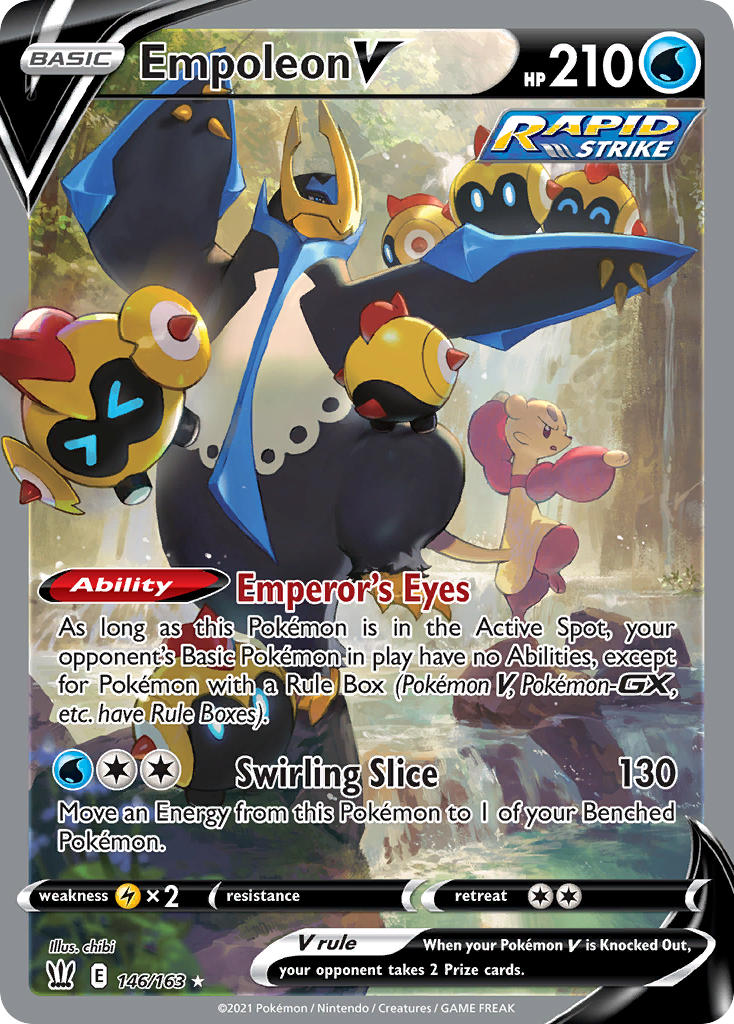 Empoleon V Pokémon card