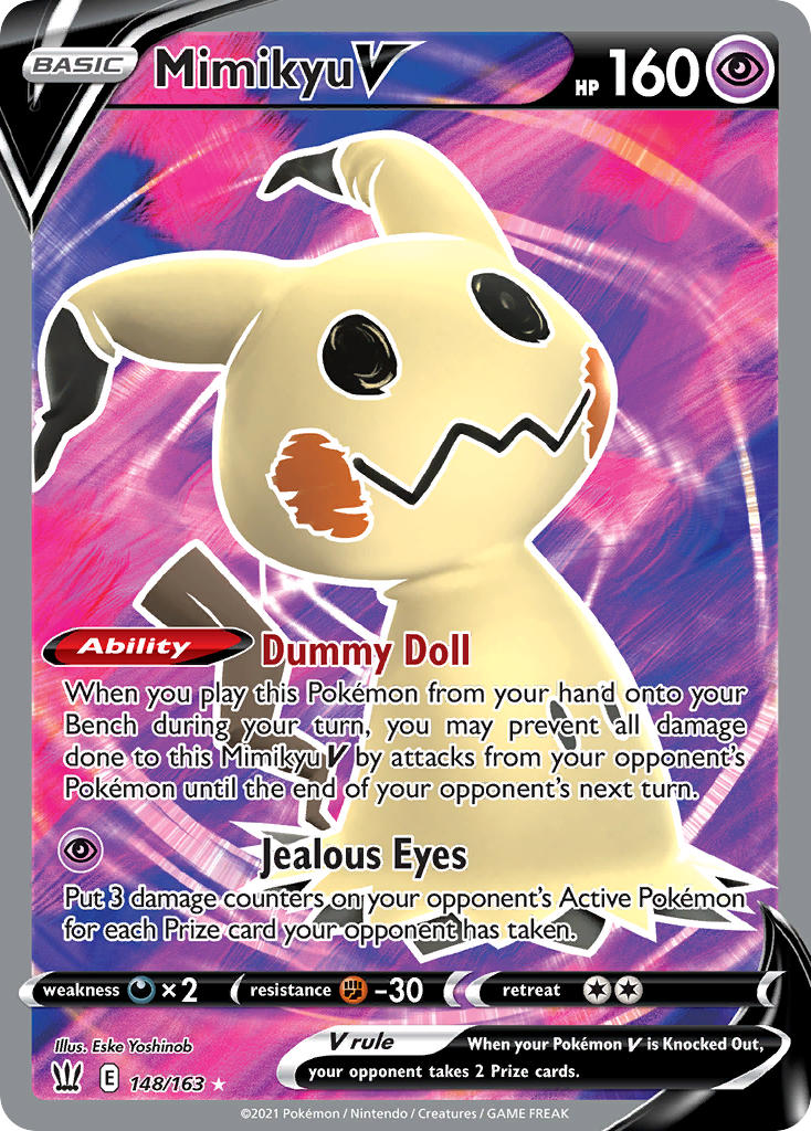 Mimikyu V Pokémon card