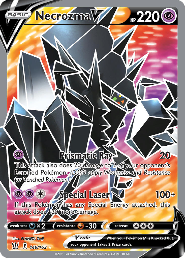 Necrozma V Pokémon card
