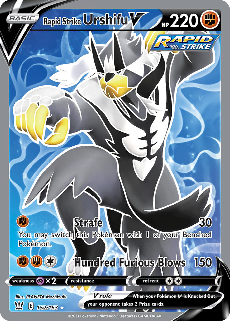Rapid Strike Urshifu V Pokémon card