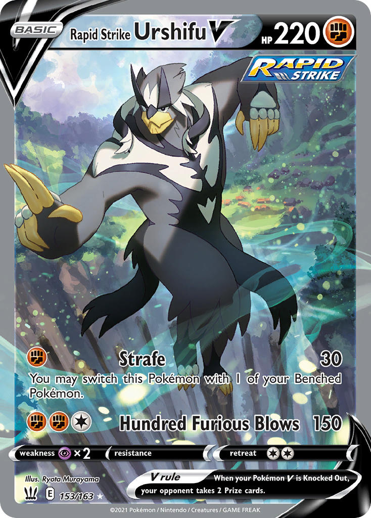Rapid Strike Urshifu V Pokémon card