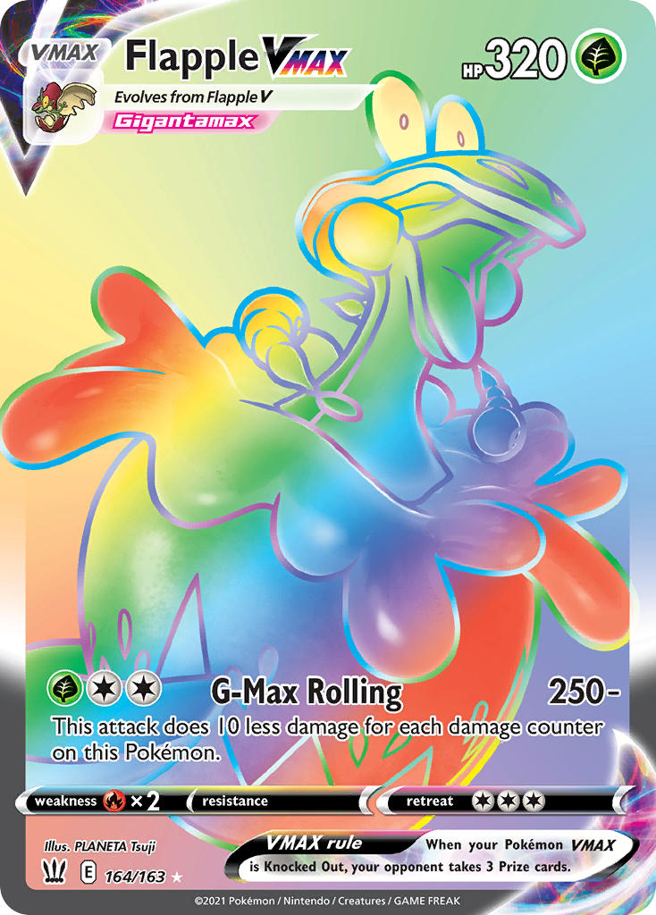 Flapple VMAX Pokémon card